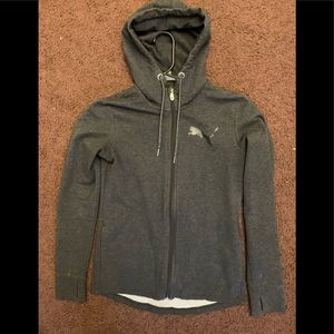 Women’s grey puma running jacket